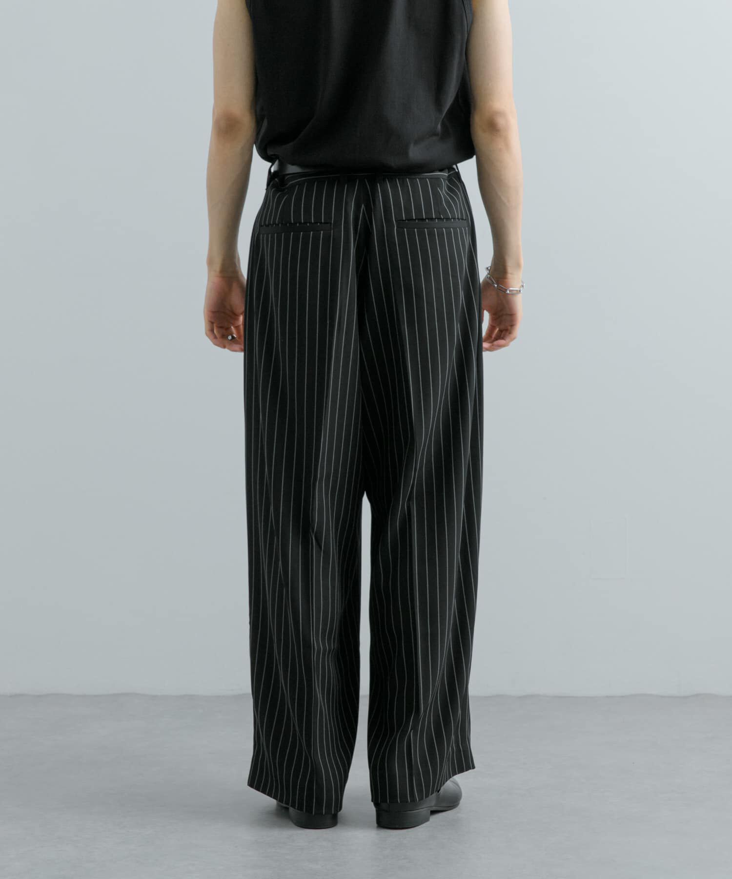 SENSE OF PLACE by URBAN RESEARCH「ワンタックピンストライプワイドスラックス」|その他|