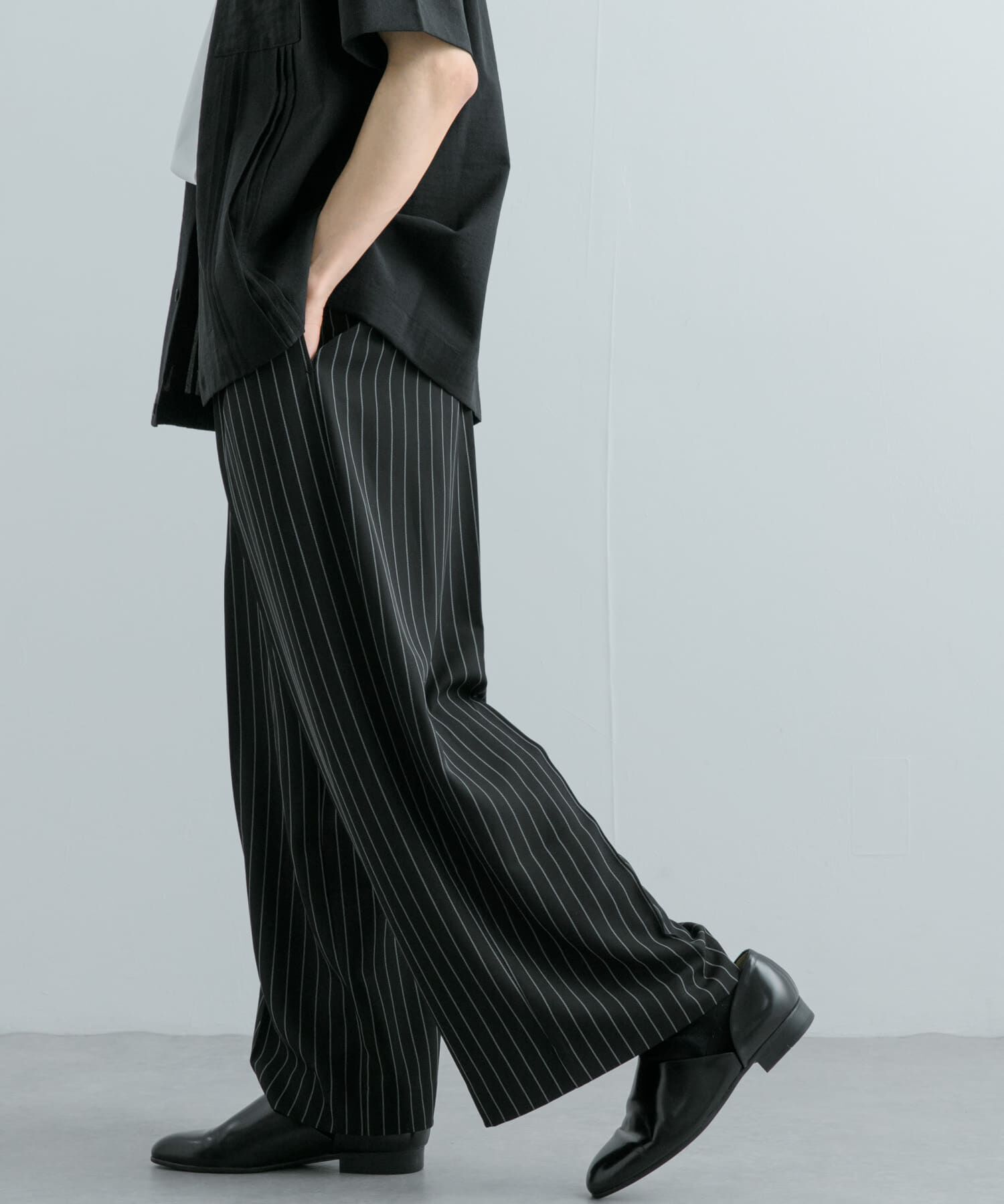 SENSE OF PLACE by URBAN RESEARCH「ワンタックピンストライプワイドスラックス」|その他|