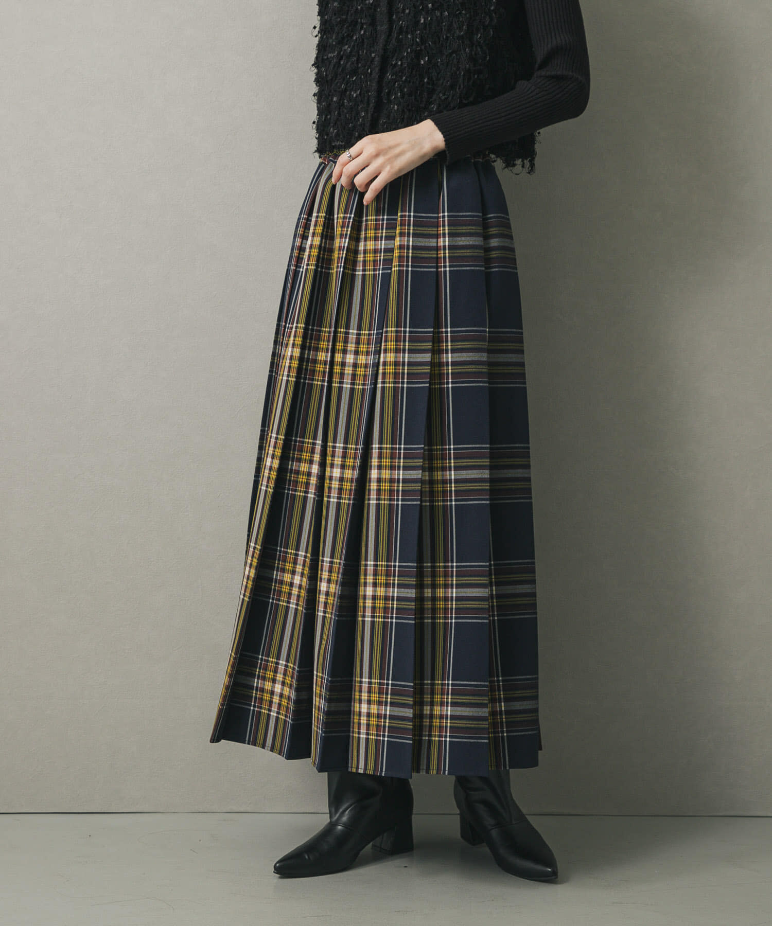 SENSE OF PLACE by URBAN RESEARCH「チェックプリーツスカート」|スカート|