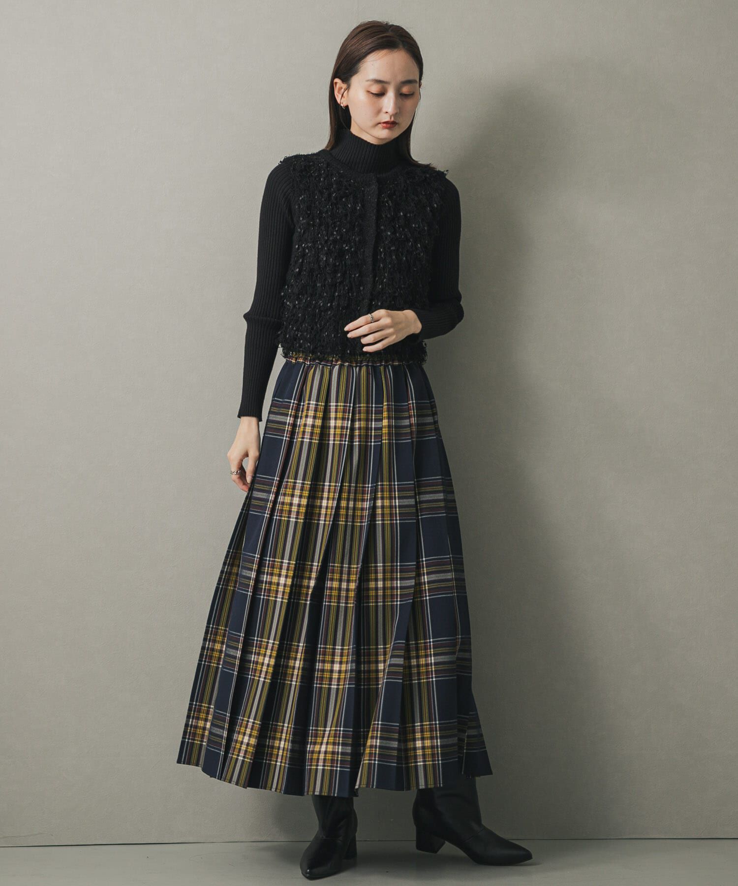 SENSE OF PLACE by URBAN RESEARCH「チェックプリーツスカート」|スカート|