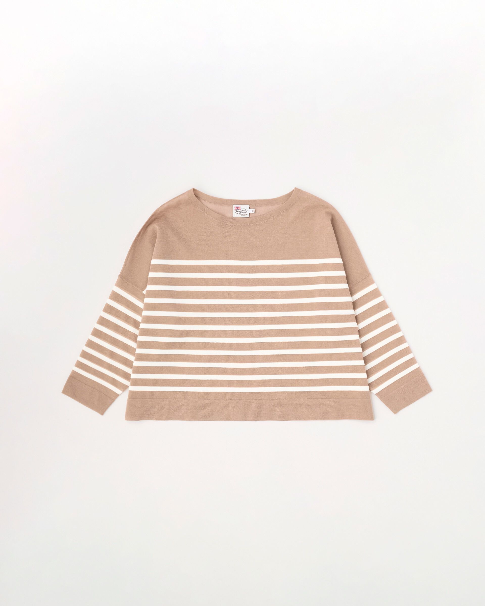 Traditional Weatherwear「LYNE KNIT SHEER」|ニット・セーター|ﾍﾞｰｼﾞｭ&times;ﾐﾙｸ