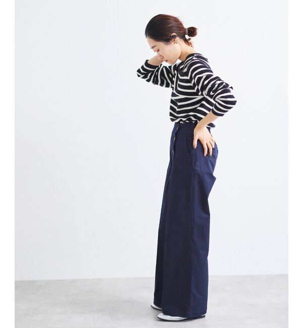 le.coeur blanc「クロスデザインニットプルオーバー」|ニット・セーター|