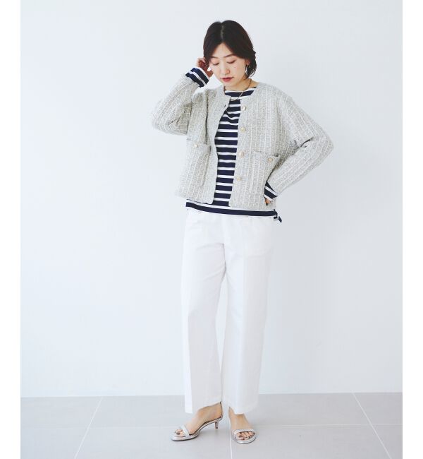 le.coeur blanc「《手洗い可能》マリンワイドパンツ」|その他|