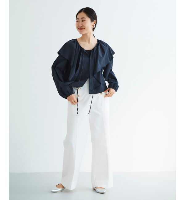 le.coeur blanc「《手洗い可能》マリンワイドパンツ」|その他|