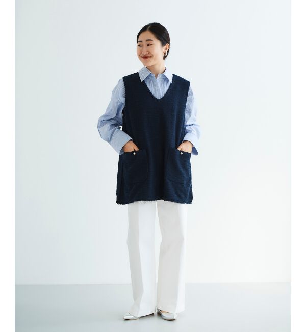 le.coeur blanc「《手洗い可能》マリンワイドパンツ」|その他|