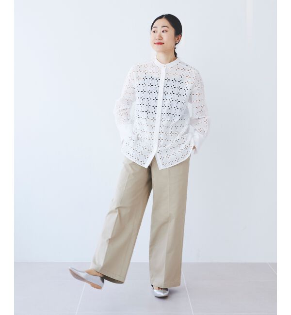 le.coeur blanc「《手洗い可能》マリンワイドパンツ」|その他|