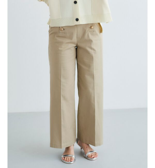 le.coeur blanc「《手洗い可能》マリンワイドパンツ」|その他|