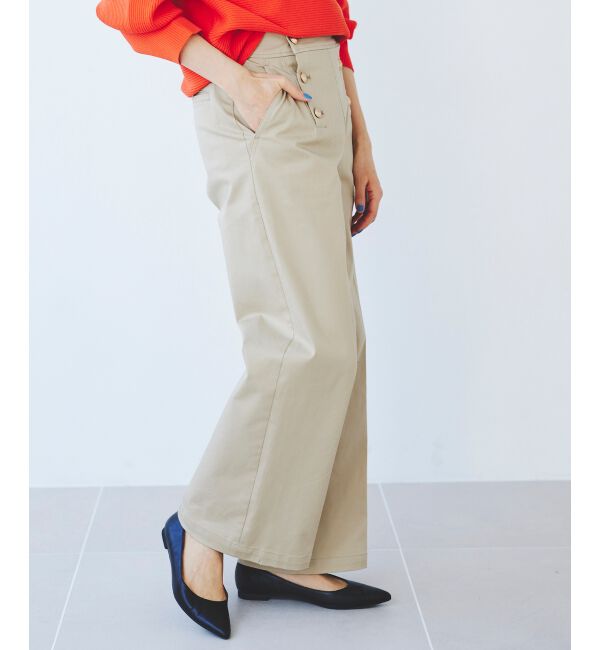 le.coeur blanc「《手洗い可能》マリンワイドパンツ」|その他|