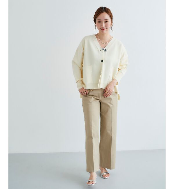 le.coeur blanc「《手洗い可能》マリンワイドパンツ」|その他|