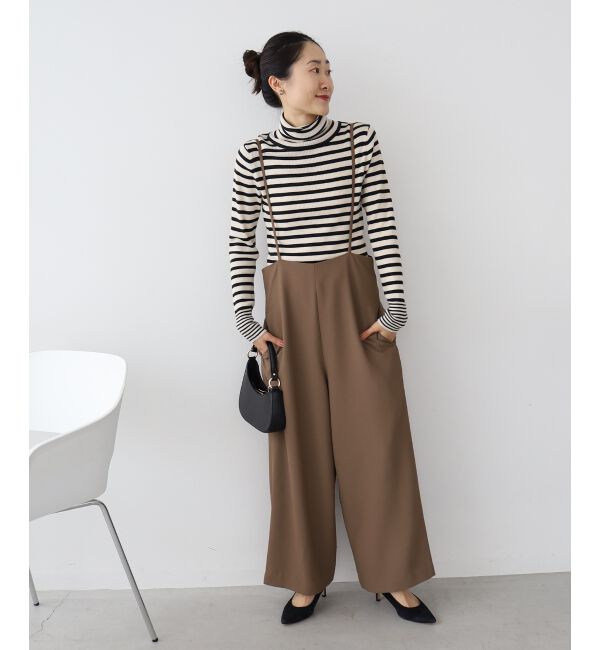 le.coeur blanc「《WEB限定アイテム》ハイウエストワイドキャミサロペット」|その他|