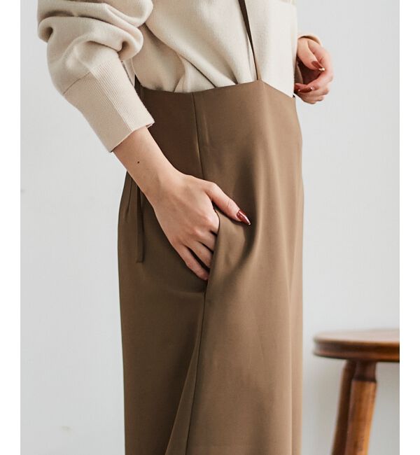 le.coeur blanc「《WEB限定アイテム》ハイウエストワイドキャミサロペット」|その他|