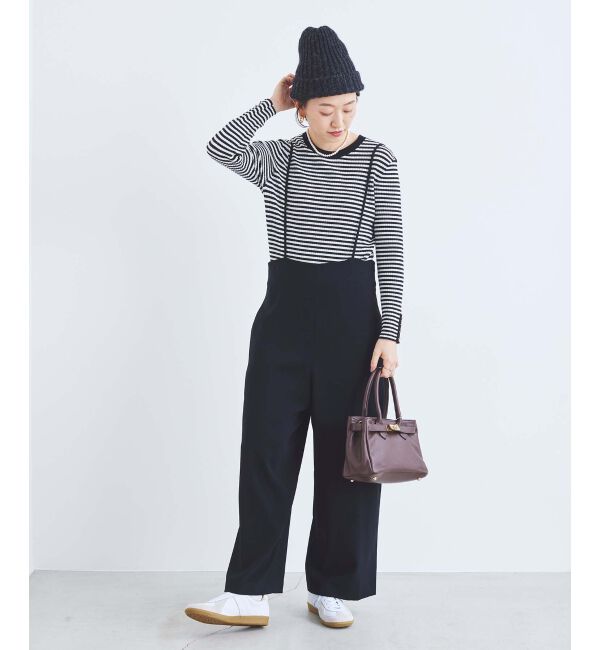 le.coeur blanc「《WEB限定アイテム》ハイウエストワイドキャミサロペット」|その他|