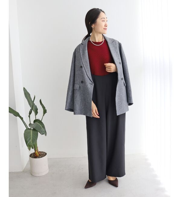 le.coeur blanc「《WEB限定アイテム》ハイウエストワイドキャミサロペット」|その他|