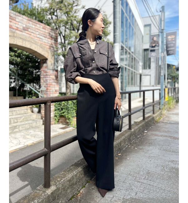 le.coeur blanc「《WEB限定アイテム》ハイウエストワイドキャミサロペット」|その他|