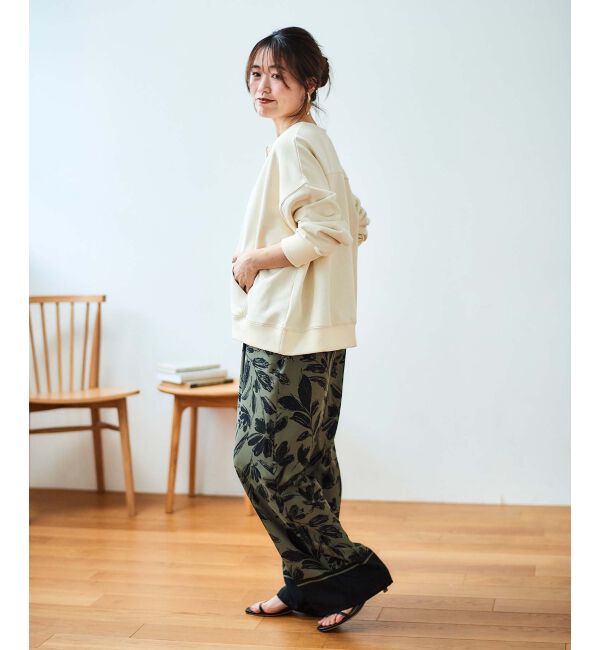  「ハーフジップノーカラースウェット」|スウェット・ジャージ|