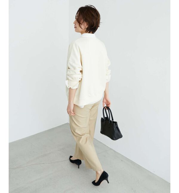  「ハーフジップノーカラースウェット」|スウェット・ジャージ|