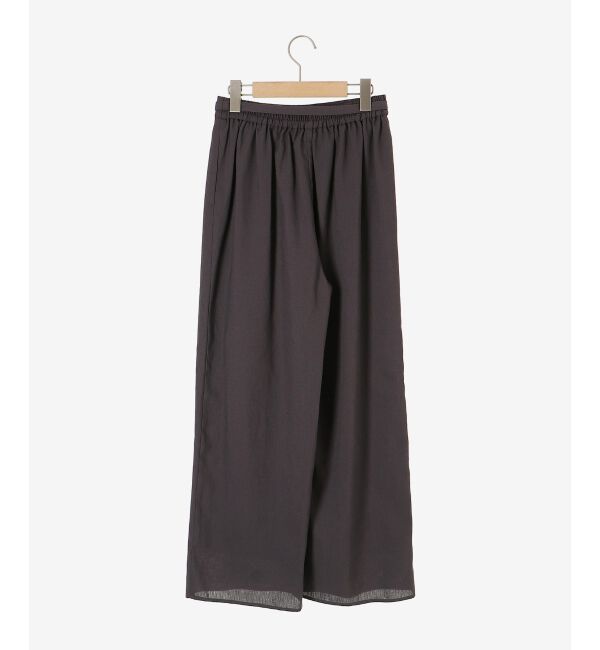  「ベルト付きリネンライクワイドパンツ」|その他|