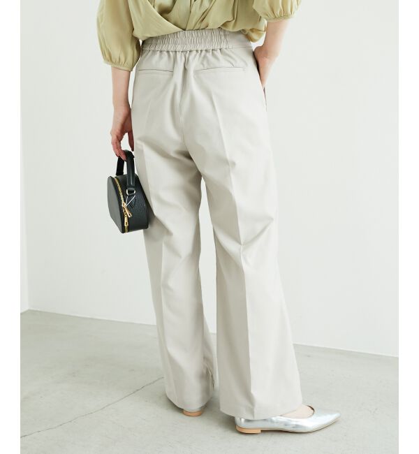 le.coeur blanc「《スタイルアップ効果抜群》ツイルストレッチマリンパンツ」|その他|