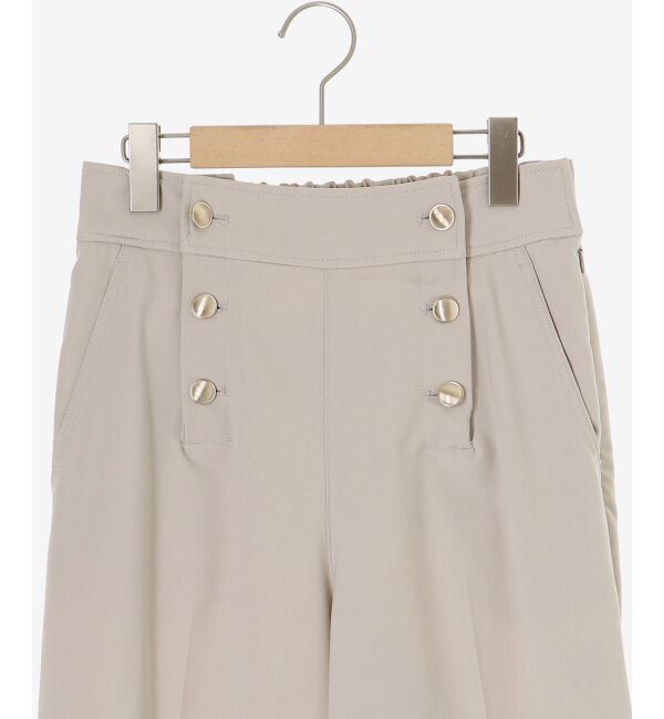 le.coeur blanc「《スタイルアップ効果抜群》ツイルストレッチマリンパンツ」|その他|