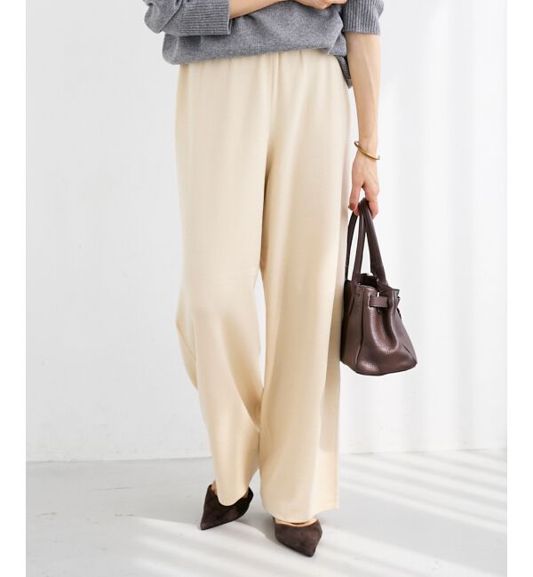  「《WEB限定アイテム》スムースニットイージーパンツ」|その他|