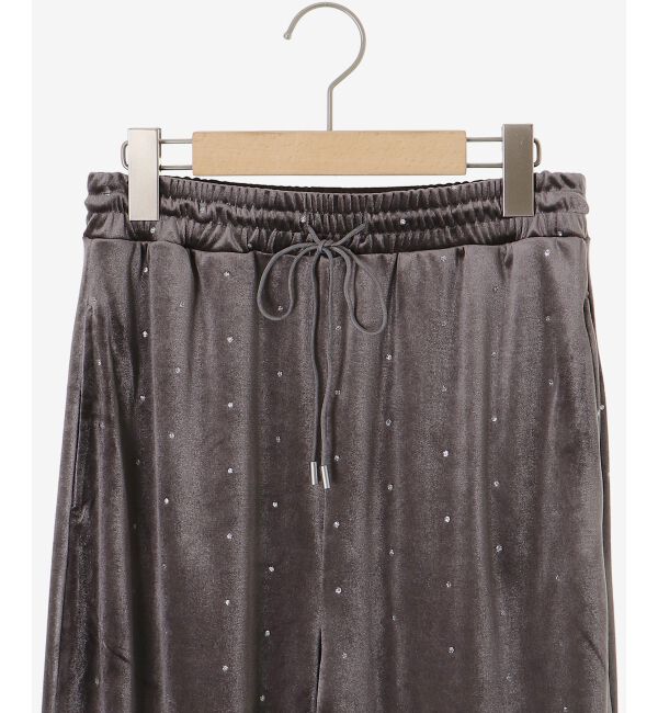  「《WEB限定アイテム》グリッタードットベロアイージーパンツ」|その他|