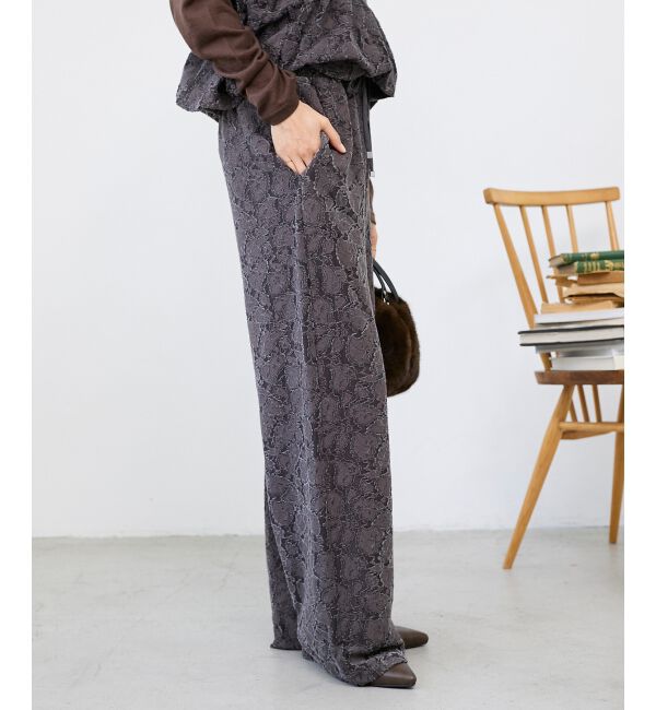  「《WEB限定アイテム》起毛レースイージーパンツ」|その他|