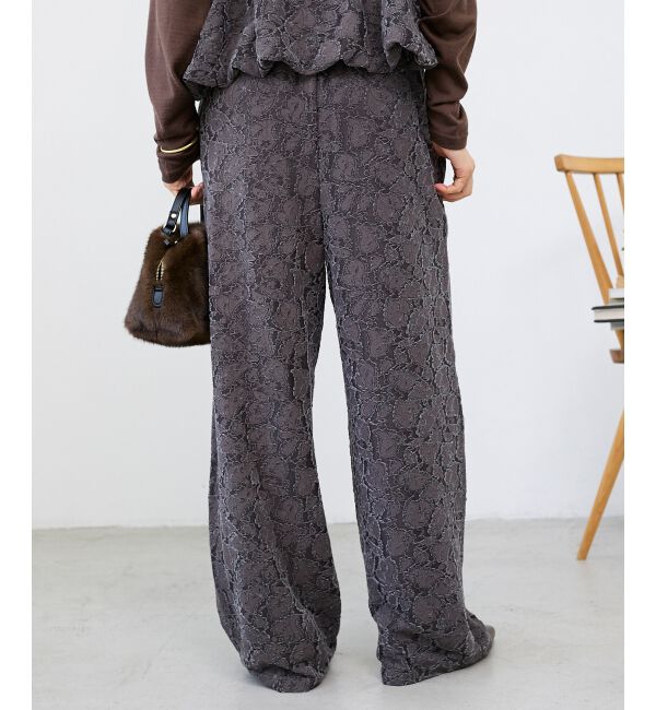  「《WEB限定アイテム》起毛レースイージーパンツ」|その他|