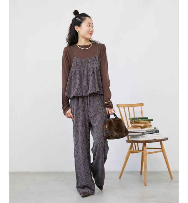  「《WEB限定アイテム》起毛レースイージーパンツ」|その他|