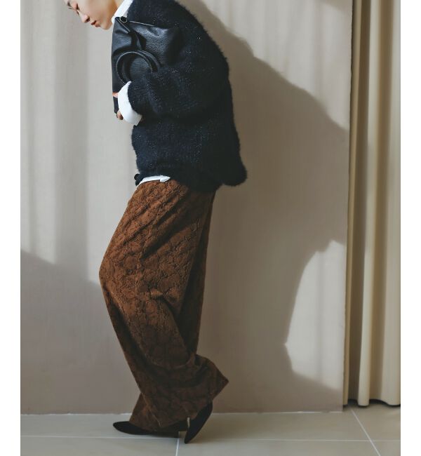  「《WEB限定アイテム》起毛レースイージーパンツ」|その他|
