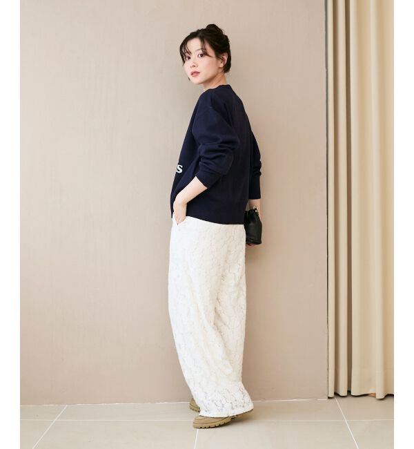  「《WEB限定アイテム》起毛レースイージーパンツ」|その他|