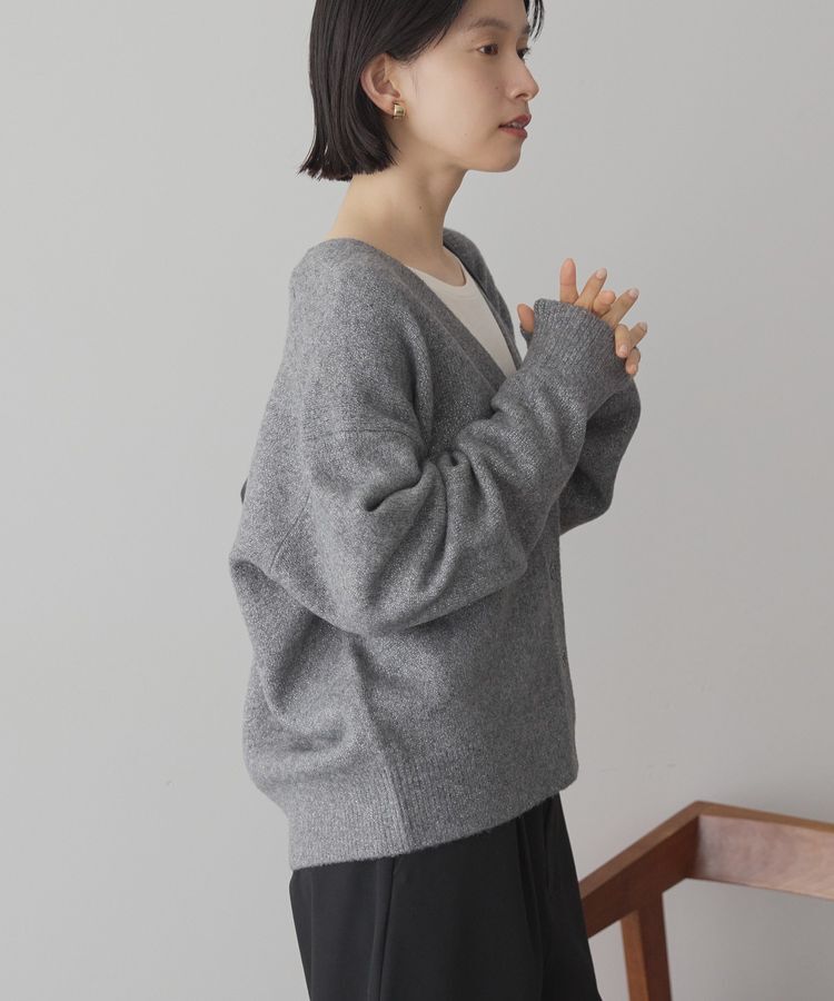 AMERICAN HOLIC「Vネックラメニットカーディガン」|カーディガン|