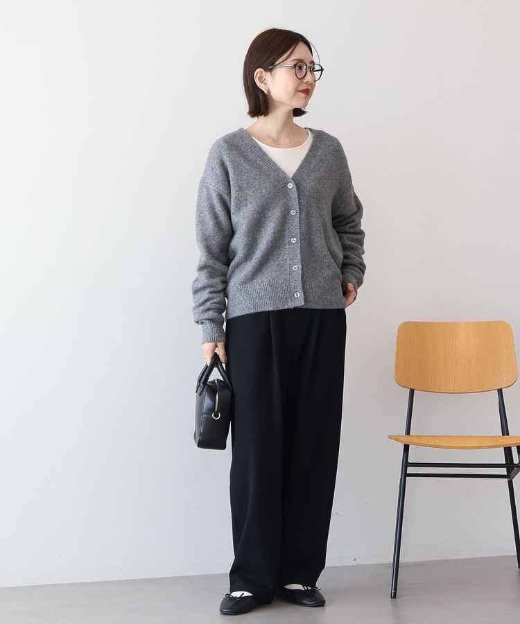 AMERICAN HOLIC「Vネックラメニットカーディガン」|カーディガン|