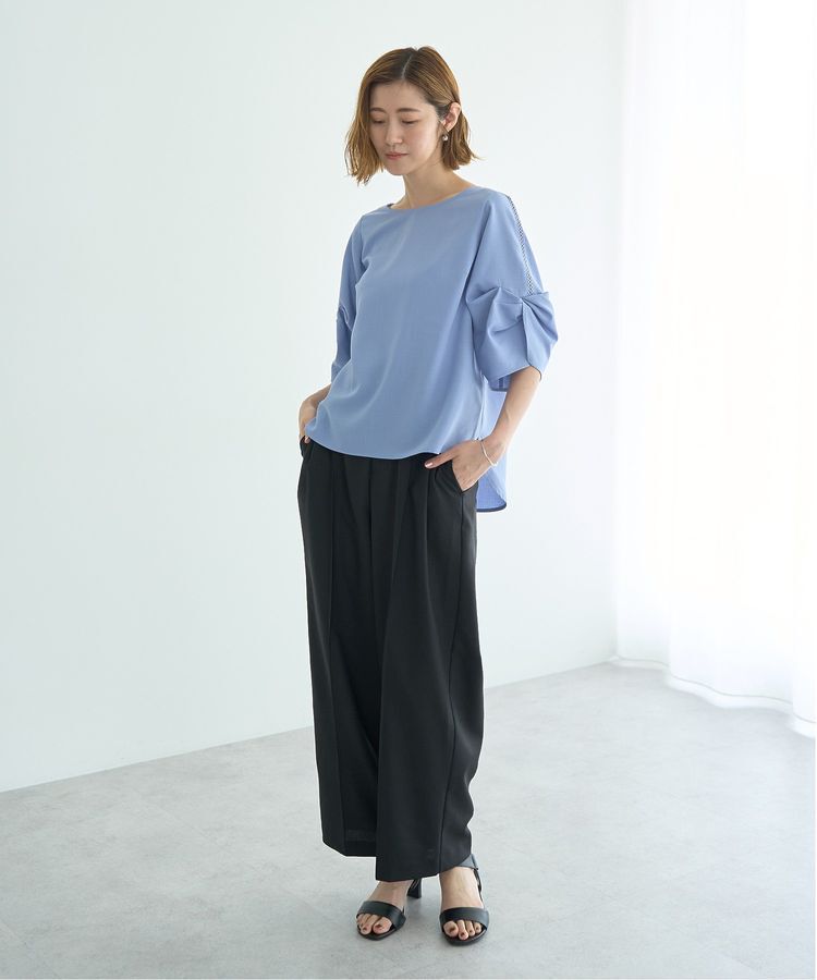 YECCA VECCA「リネンライクシャイニーツイルパンツ」|その他|