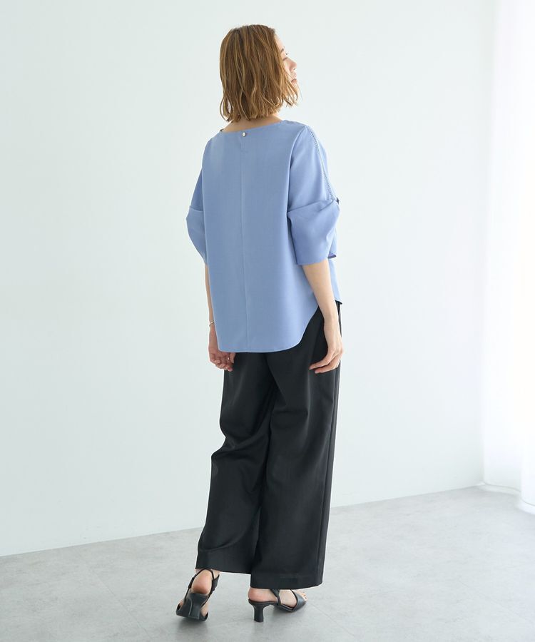 YECCA VECCA「リネンライクシャイニーツイルパンツ」|その他|