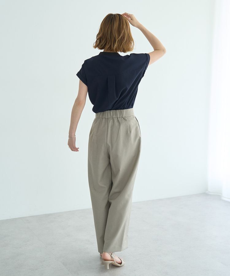 YECCA VECCA「リネンライクシャイニーツイルパンツ」|その他|