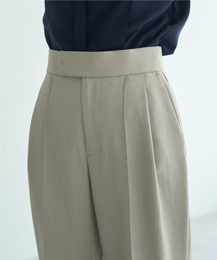 YECCA VECCA「リネンライクシャイニーツイルパンツ」|その他|