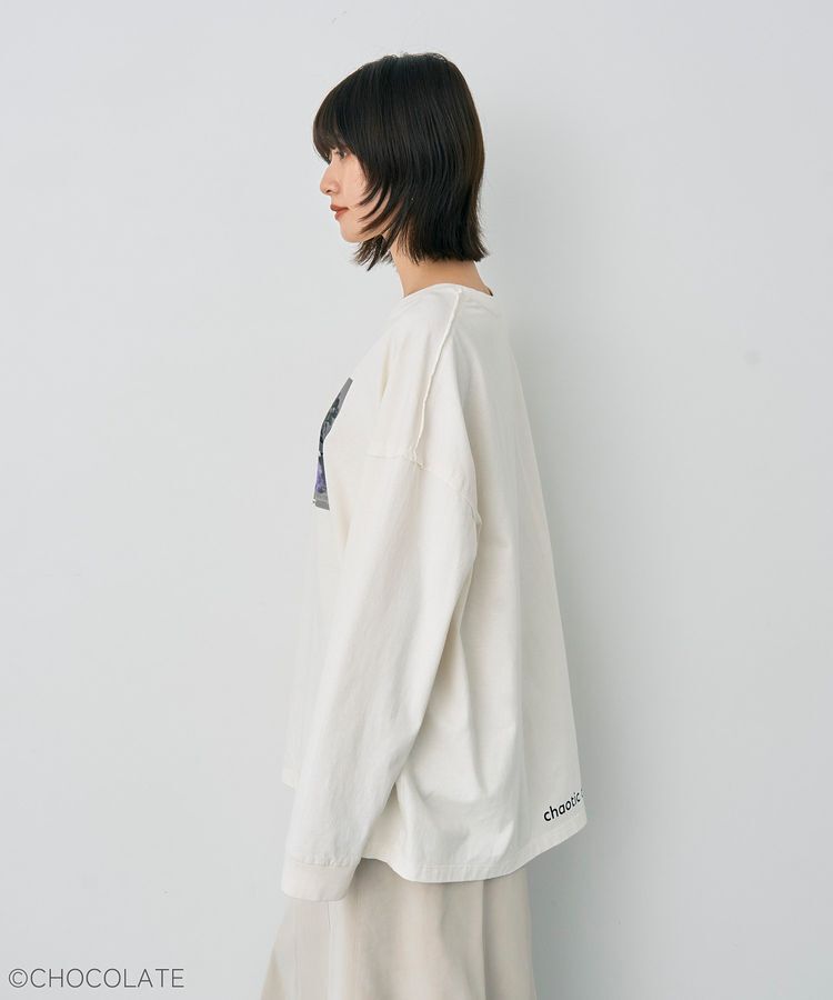 YECCA VECCA「【Whippi&Wrappi】プリントロンTee②」|Tシャツ・カットソー|