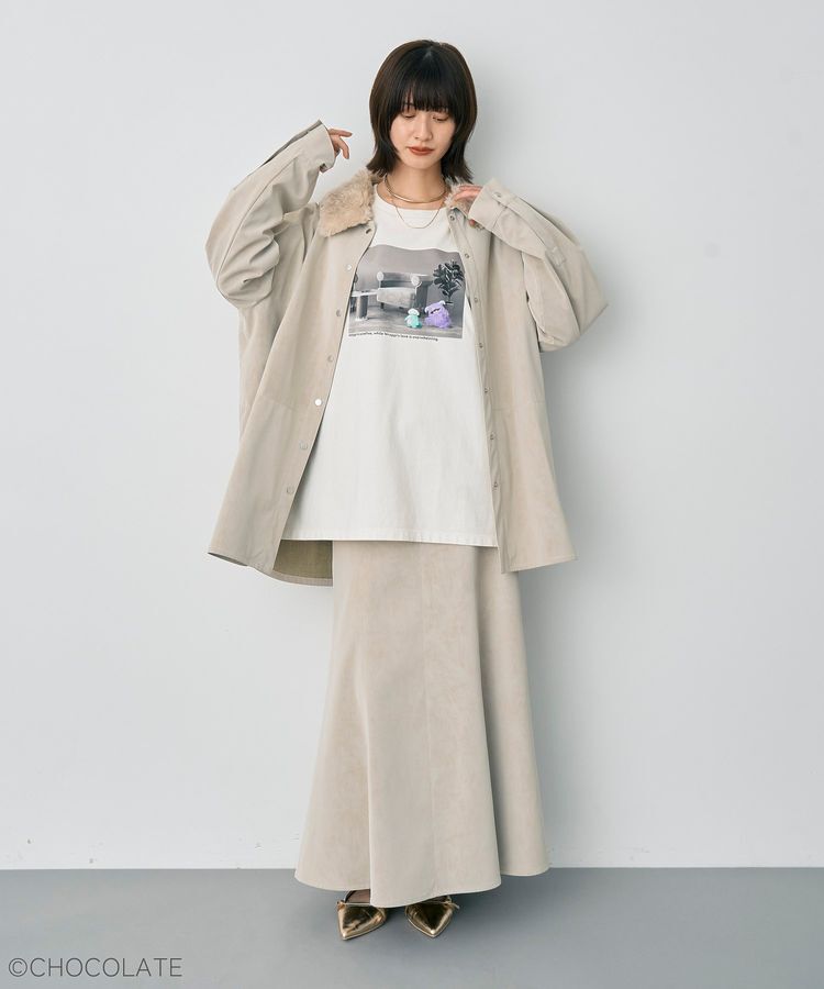 YECCA VECCA「【Whippi&Wrappi】プリントロンTee②」|Tシャツ・カットソー|