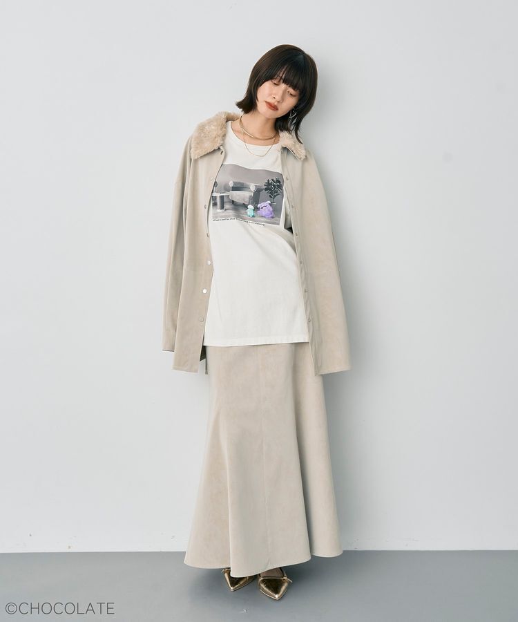 YECCA VECCA「【Whippi&Wrappi】プリントロンTee②」|Tシャツ・カットソー|