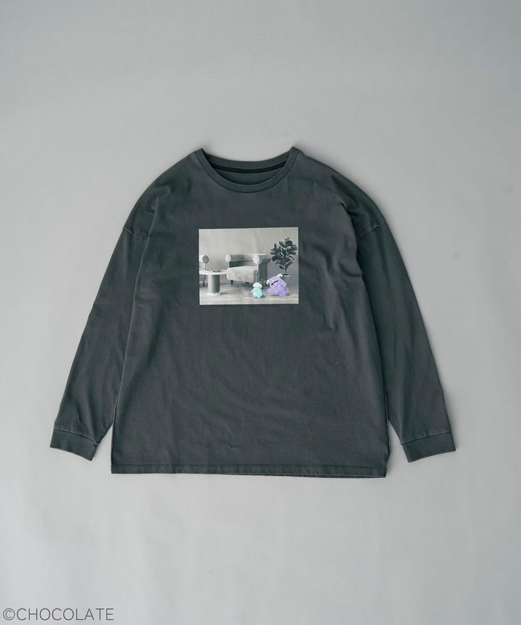 YECCA VECCA「【Whippi&Wrappi】プリントロンTee②」|Tシャツ・カットソー|