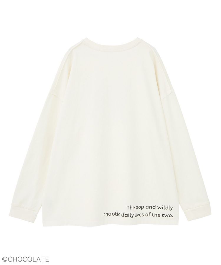 YECCA VECCA「【Whippi&Wrappi】プリントロンTee②」|Tシャツ・カットソー|