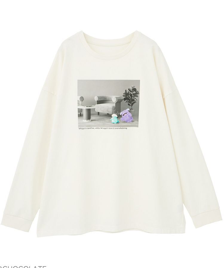 YECCA VECCA「【Whippi&Wrappi】プリントロンTee②」|Tシャツ・カットソー|