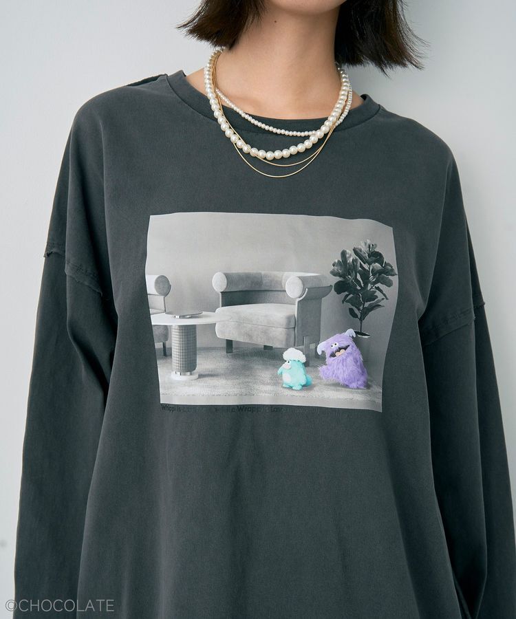 YECCA VECCA「【Whippi&Wrappi】プリントロンTee②」|Tシャツ・カットソー|