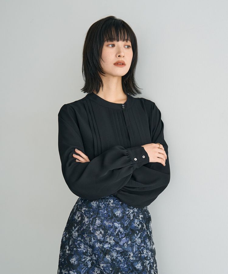 YECCA VECCA「タックデザインブラウス」|シャツ・ブラウス|