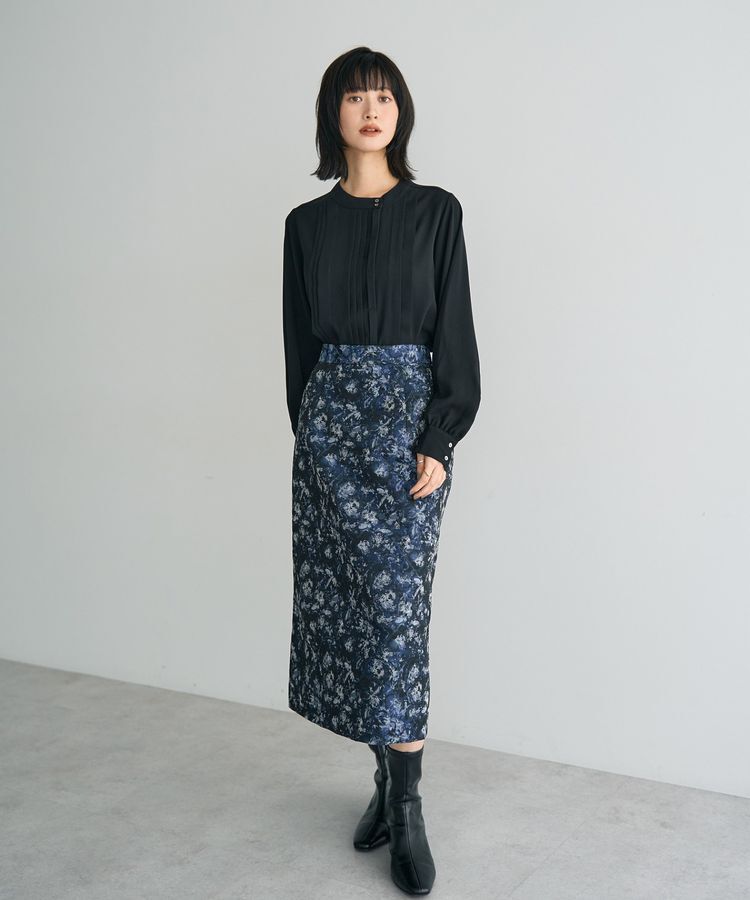 YECCA VECCA「タックデザインブラウス」|シャツ・ブラウス|