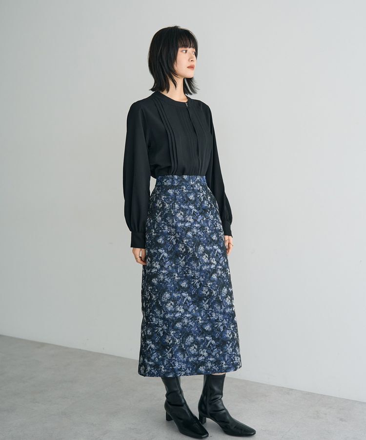 YECCA VECCA「タックデザインブラウス」|シャツ・ブラウス|