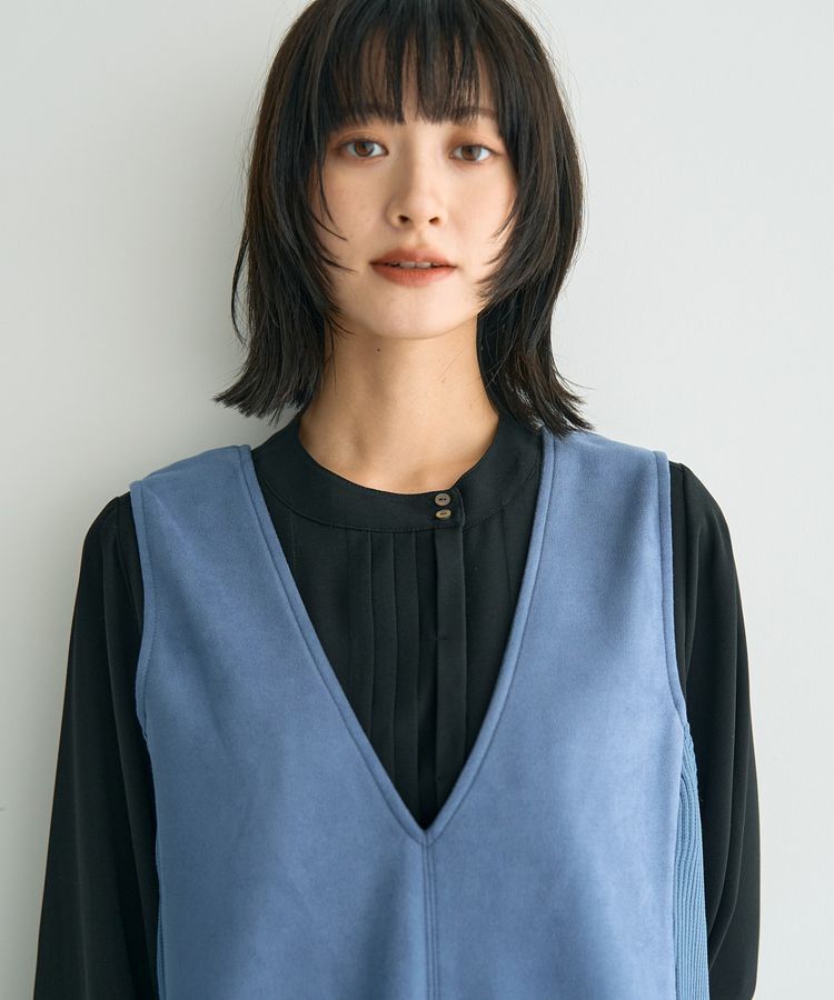 YECCA VECCA「タックデザインブラウス」|シャツ・ブラウス|