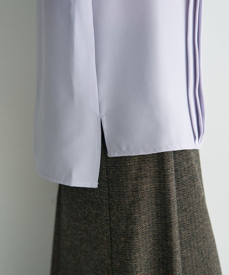 YECCA VECCA「タックデザインブラウス」|シャツ・ブラウス|