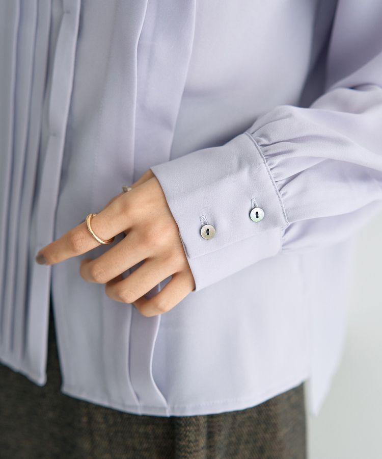 YECCA VECCA「タックデザインブラウス」|シャツ・ブラウス|