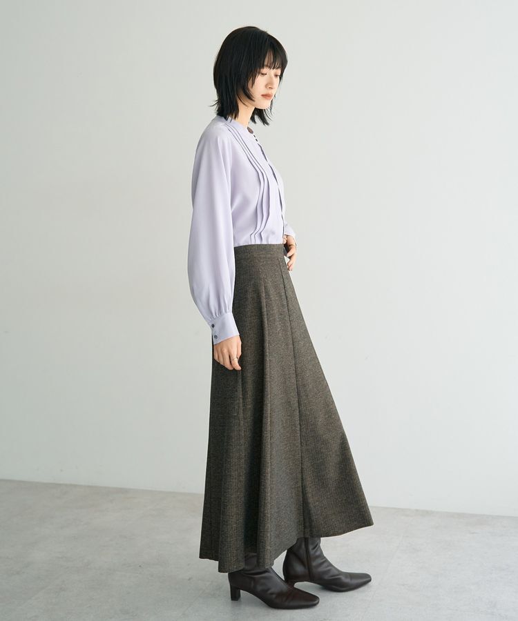 YECCA VECCA「タックデザインブラウス」|シャツ・ブラウス|